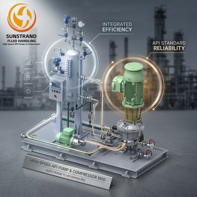 ราคาดี 37KW Sundyne LMV 322 แปลงปั๊มหลอมศูนย์กลางความเร็วสูง 4.0MPa ออนไลน์