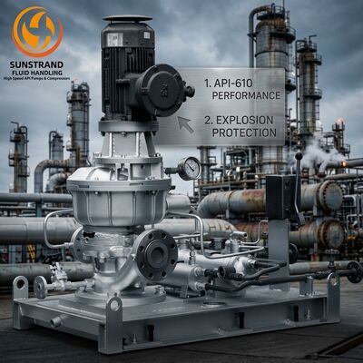 ราคาดี การแปรรูปไฮโดรคาร์บอนแรงแรง ปั๊มหลุดศูนย์กลางความเร็วสูง Sundyne LMV 322 แทน ออนไลน์